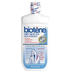 Dry mouth mouthwash