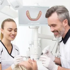 Digital scan of teeth using a 3Shape TRIOS scanner